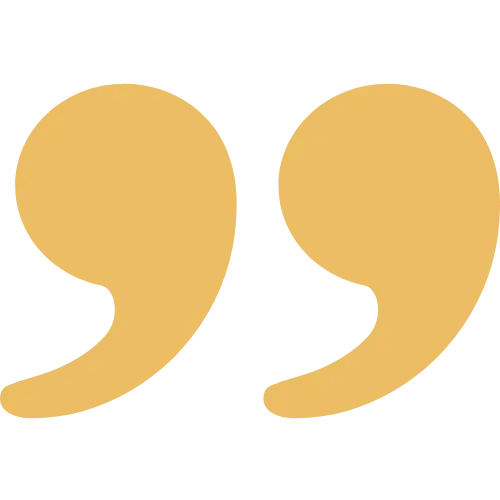 Quotation marks yellow